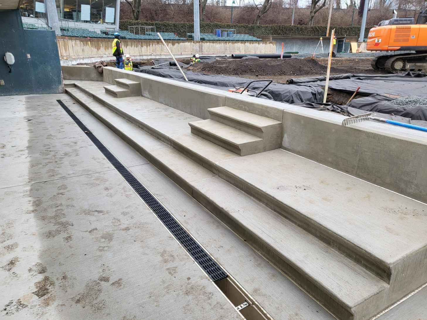 Dugout Steps